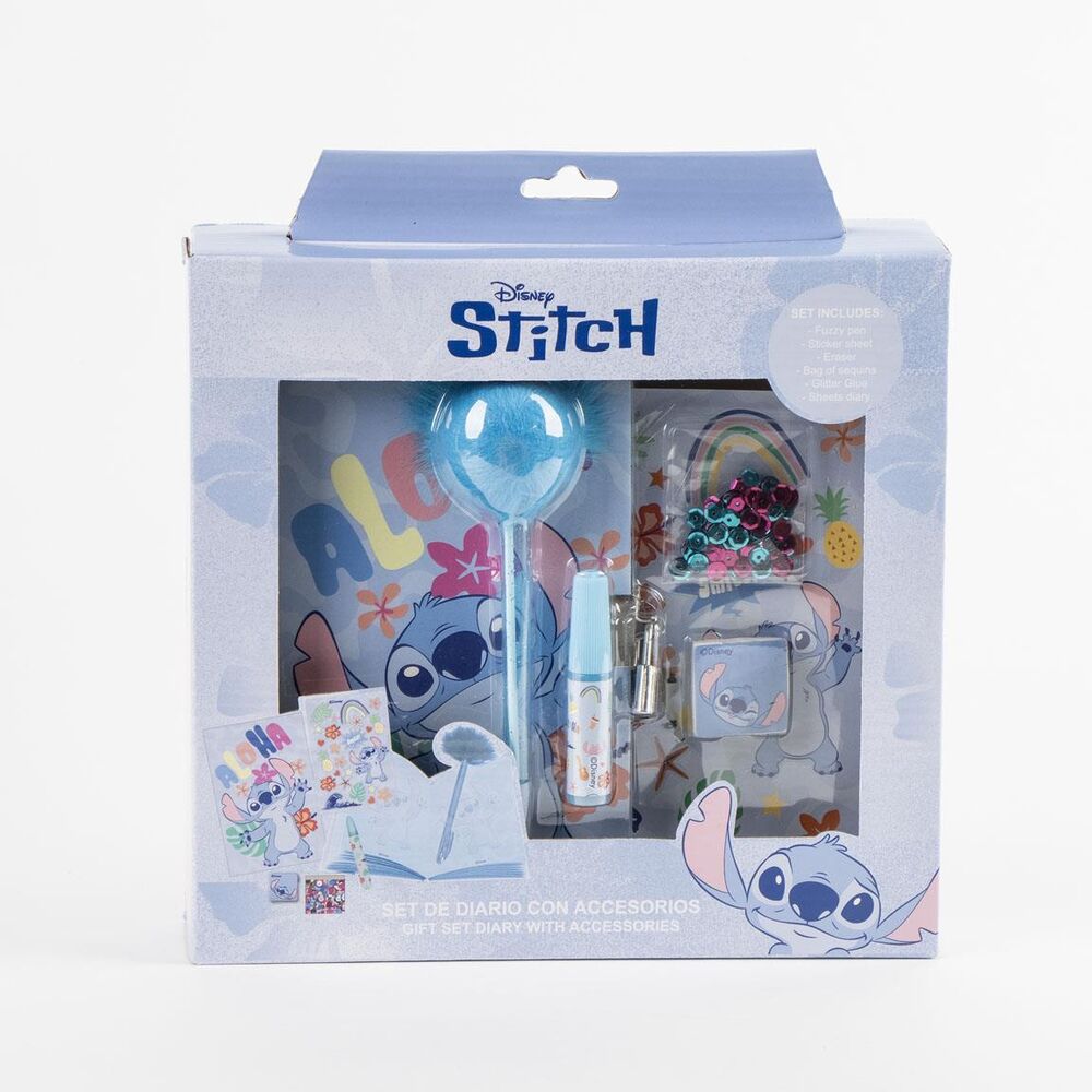 Imagen 1 - Set Diario Stitch Disney