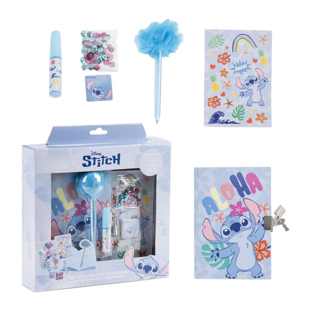 Imagen 2 - Set Diario Stitch Disney