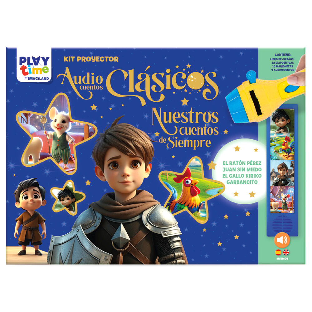 Imagen 1 - Kit Proyector Audiocuentos Clasicos Cuentos De Siempre