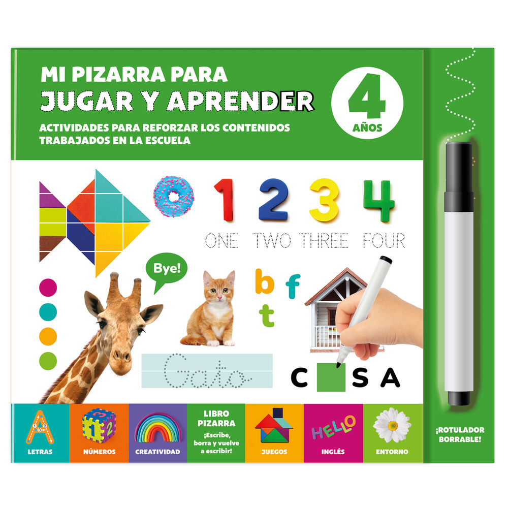 Imagen 1 - Mi Pizarra Para Jugar Y Aprender 4 Años Español