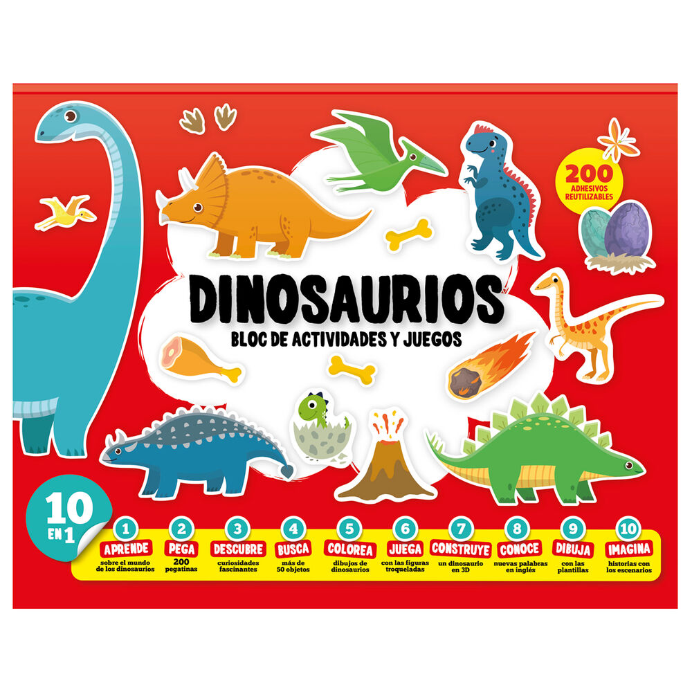 Imagen 1 - Bloc Actividades Dinosaurios
