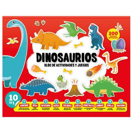 Imagen 1 - Bloc Actividades Dinosaurios