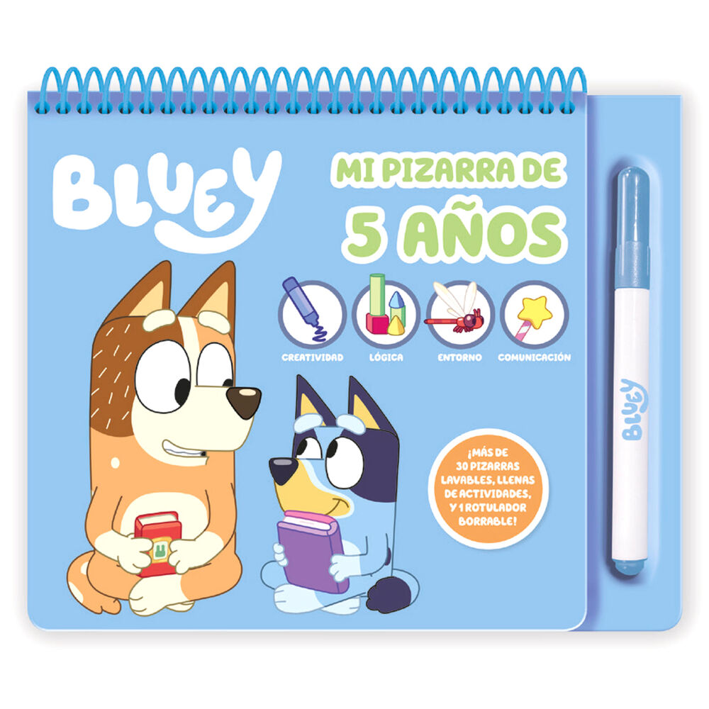 Imagen 1 - Mi Pizarra Actividades 5 Años Bluey Español
