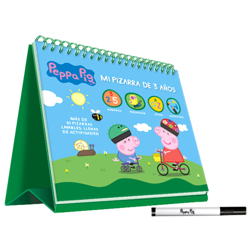Imagen 1 - Mi Pizarra Actividades 3 Años Peppa Pig Español