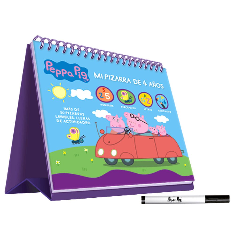 Imagen 1 - Mi Pizarra Actividades 4 Años Peppa Pig Español