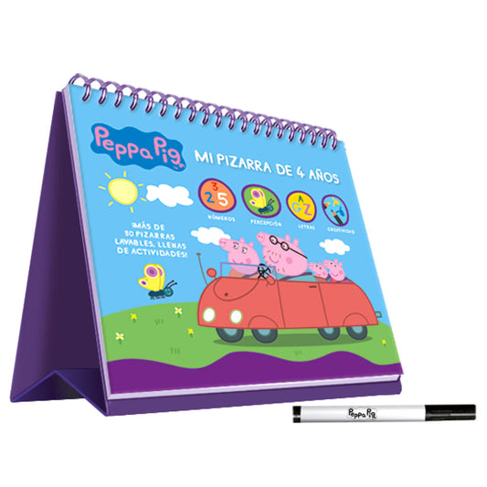 Imagen 1 - Mi Pizarra Actividades 4 Años Peppa Pig Español