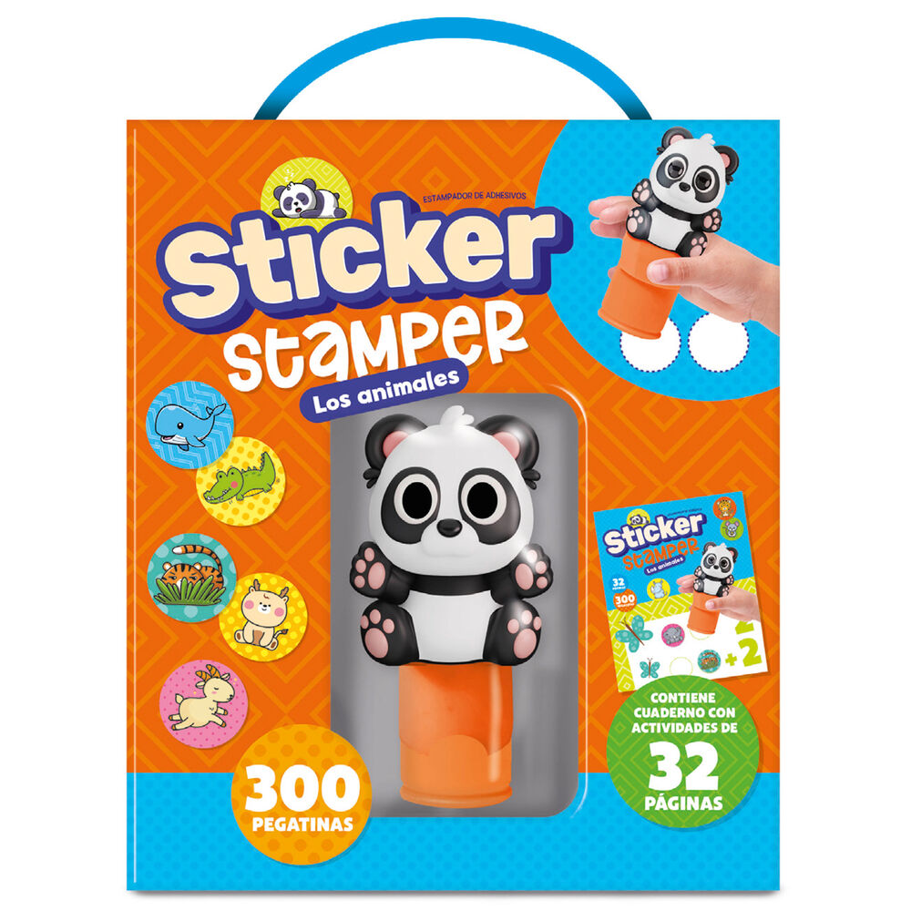 Imagen 1 - Kit Sticker Stamper Animales