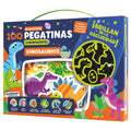 Imagen 1 - Maletin 100 Pegatinas Luminiscentes Dinosaurios
