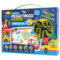 Imagen 1 - Maletin 100 Pegatinas Luminiscentes Vehiculos