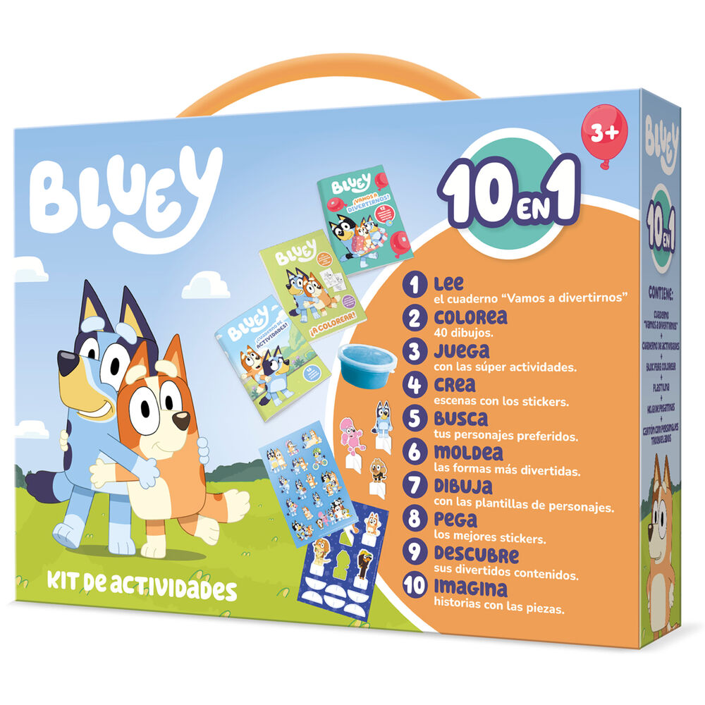 Imagen 1 - Maletin 10 En 1 Bluey Español