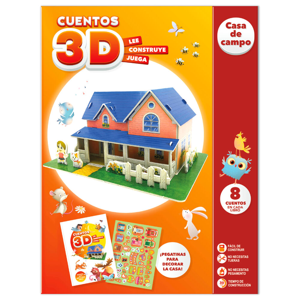 Imagen 1 - Cuento Imaginar Y Consruir 3D Casa De Campo Español