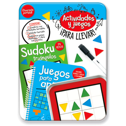 Imagen 1 - Kit Actividades Portatil Retos De Ingenio Español