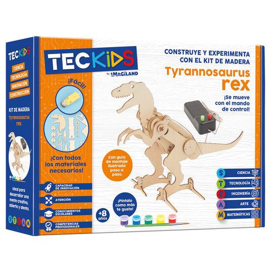 Imagen 1 - Maqueta Tyrannosaurus Rex Madera