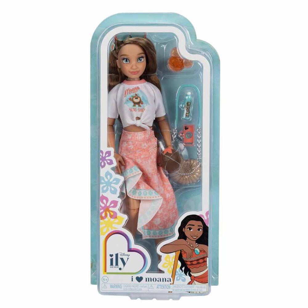 Imagen 2 - Muñeca Fashion Doll Vaiana Moana Disney Ily 4Ever 25Cm