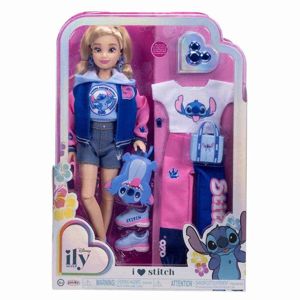Imagen 2 - Muñeca Fashion Doll Universitaria Stitch Disney Ily 4Ever 25Cm