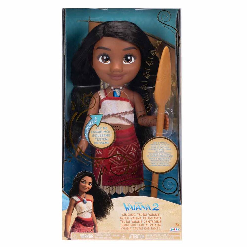 Imagen 1 - Muñeca Vaiana Moana 2 Disney 38Cm Sonido