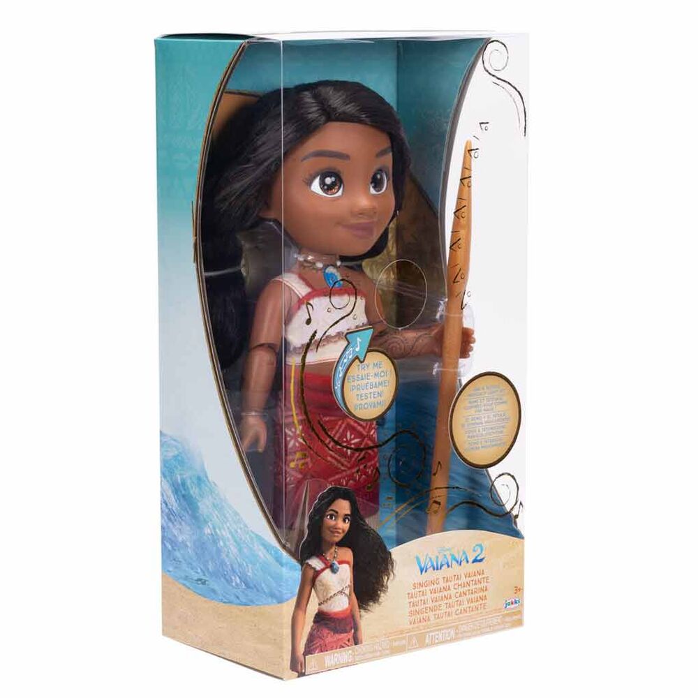 Imagen 8 - Muñeca Vaiana Moana 2 Disney 38Cm Sonido