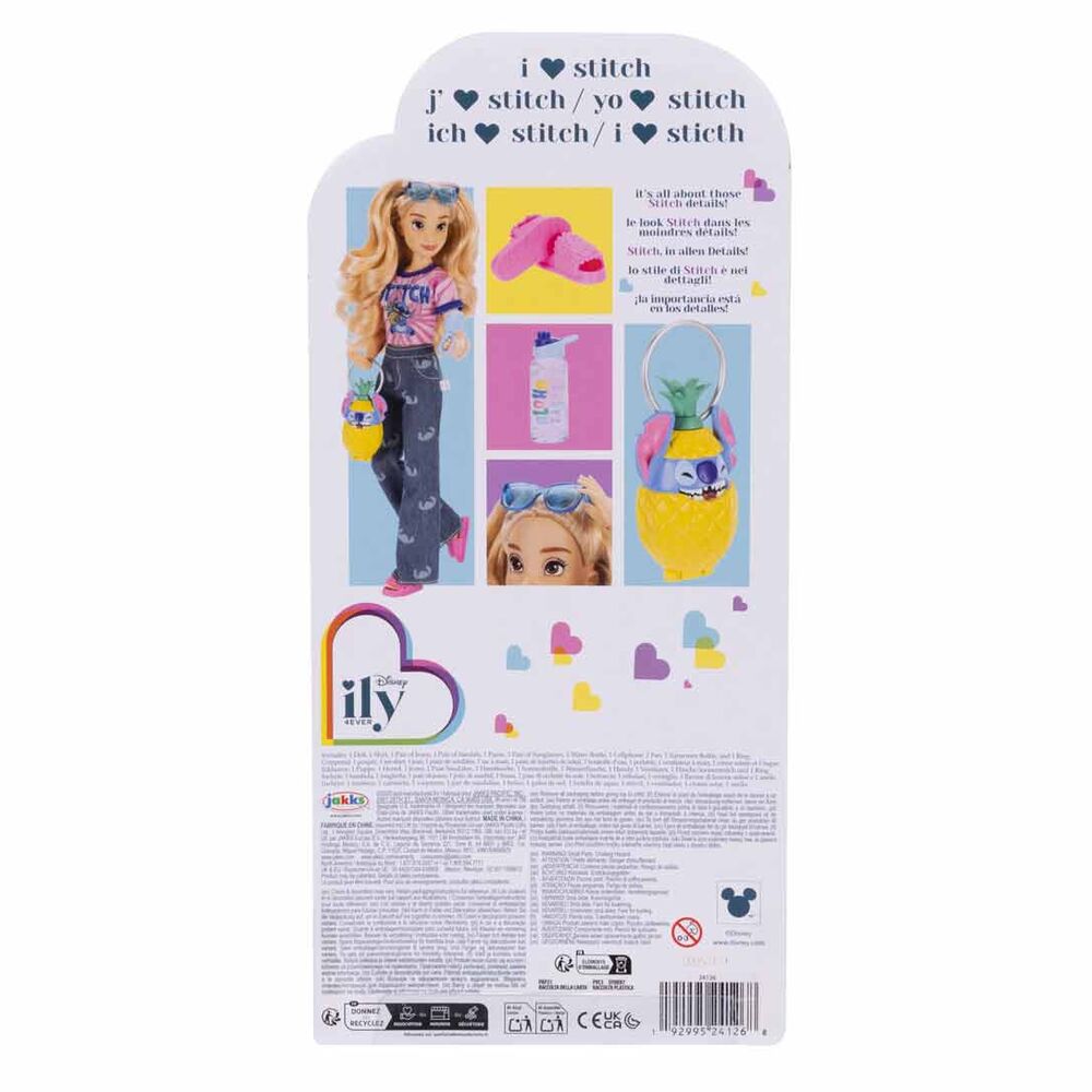 Imagen 4 - Muñeca Fashion Doll Stitch Disney Ily 4Ever 25Cm