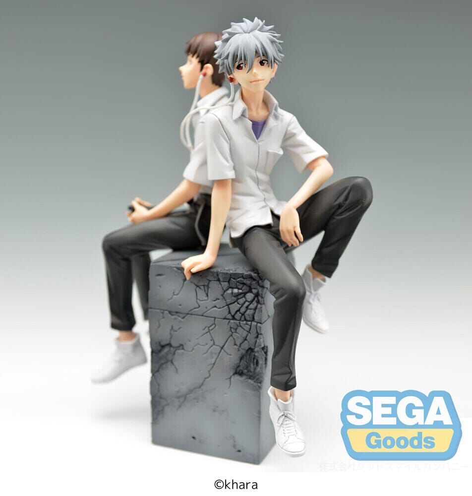 Imagen 1 - Figura Shinji & Kaworu Luminasta Kaworu Version Rebuild Of Evangelion 17Cm
