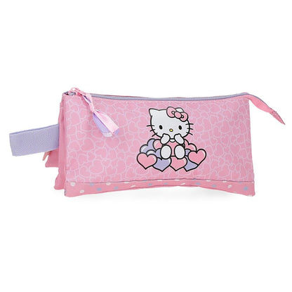 Imagen 1 - Portatodo Hearts & Dots Hello Kitty Triple