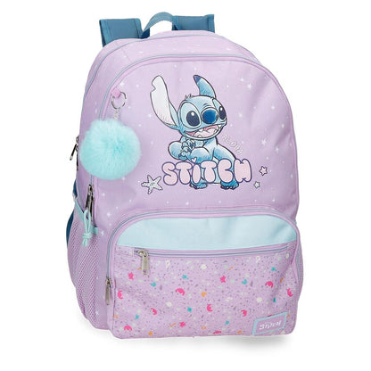 Imagen 1 - Mochila Lovely Stitch Disney 44Cm Adaptable