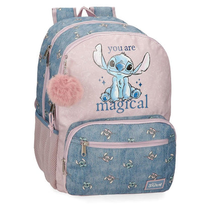 Imagen 1 - Mochila You Are Magical Stitch Disney 44Cm Adaptable