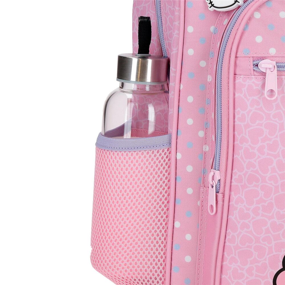 Imagen 5 - Mochila Hearts & Dots Hello Kitty 38Cm Adaptable