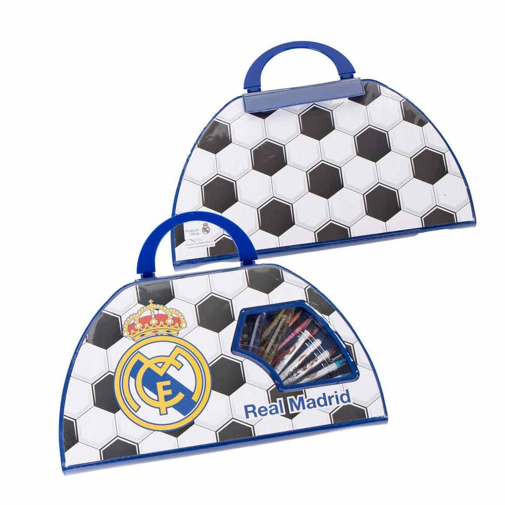Imagen 2 - Set Papeleria Coloreable Real Madrid 50Pzs