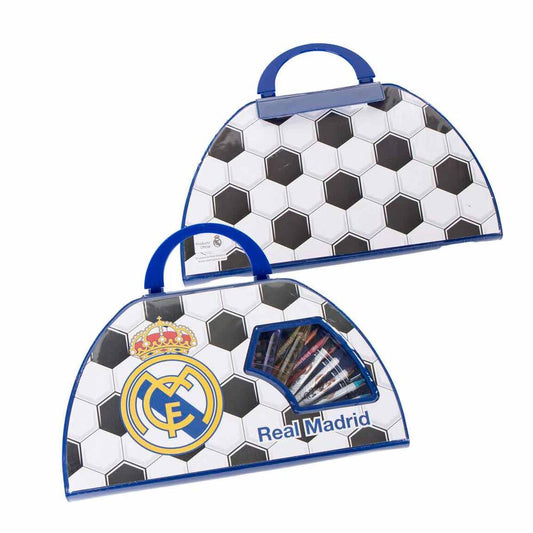 Imagen 2 - Set Papeleria Coloreable Real Madrid 50Pzs