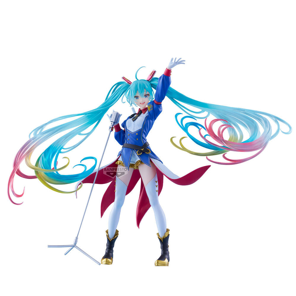 Imagen 1 - Figura Banpresto Evolve Gundam Collaboration Miku 45Th Anniversary Gundam X Hatsune Miku 21Cm