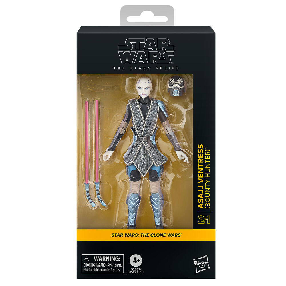 Imagen 1 - Figura Asajj Ventress Bounty Hunter Star Wars: El Ataque De Los Clones 15Cm