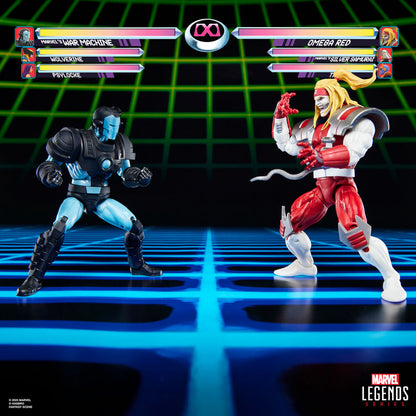 Imagen 4 - Blister 2 Figuras Marvel's War Machine Vs Marvel's Omega Red Gamerverse Marvel Legends Series 15Cm