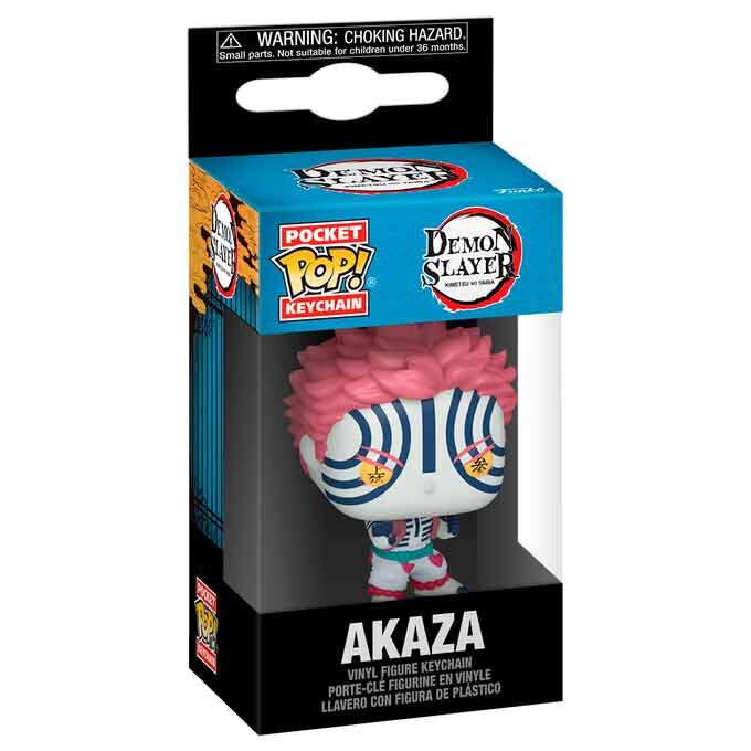 Imagen 2 - Llavero Pocket Pop Keychain Demon Slayer Kimetsu No Yaiba Akaza