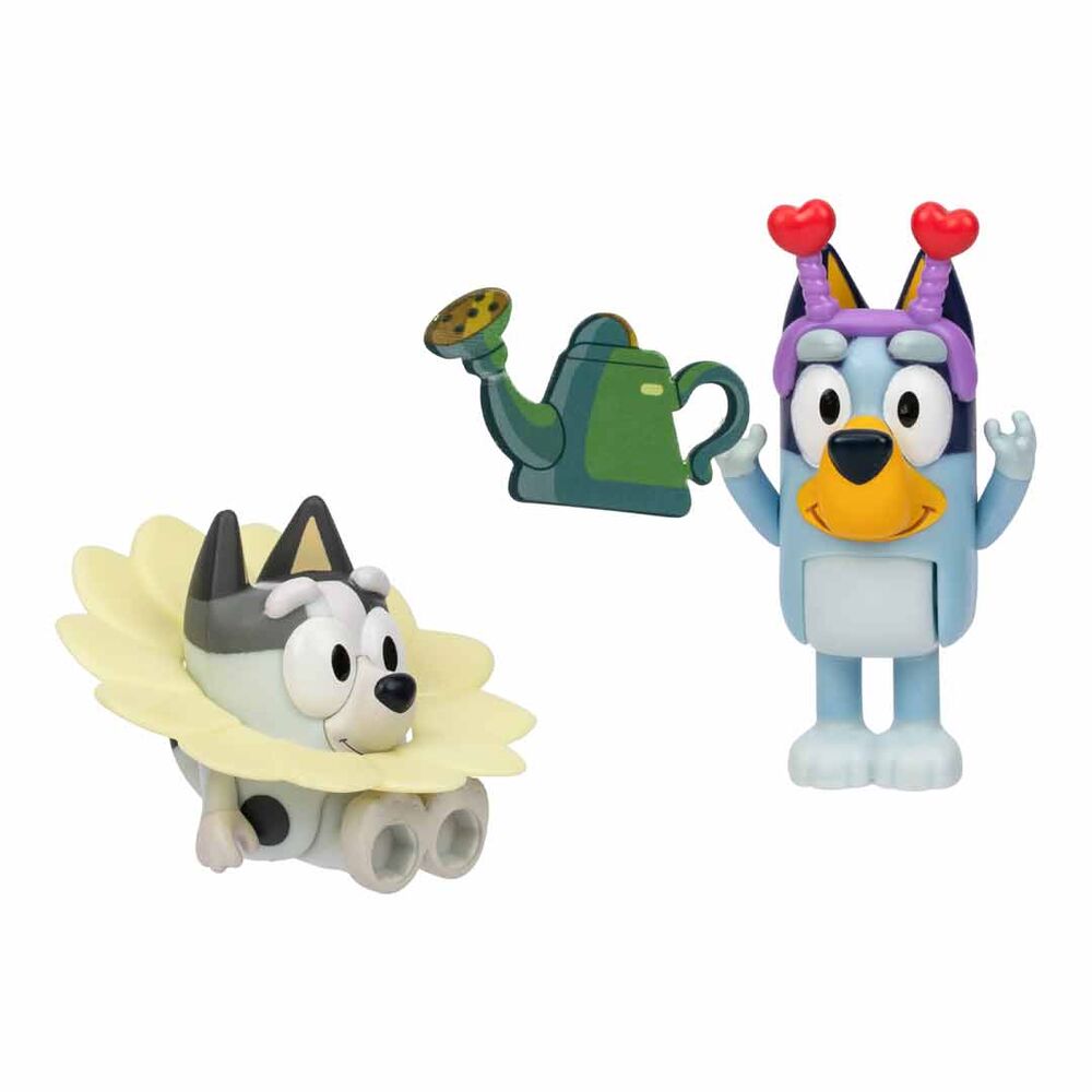 Imagen 2 - Blister 2 Figuras Lets Play Chet Bluey Surtido