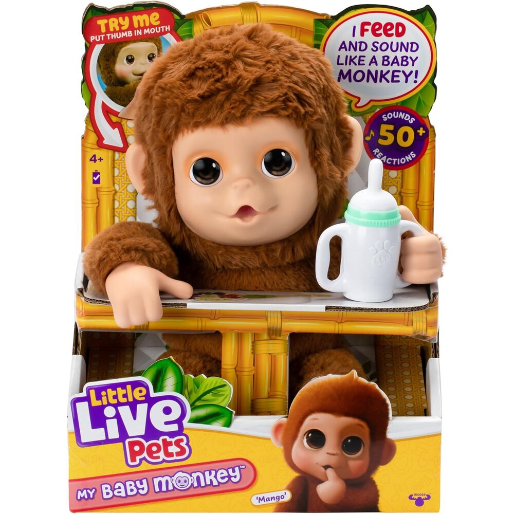Imagen 1 - Mi Bebe Mono Little Live Pets