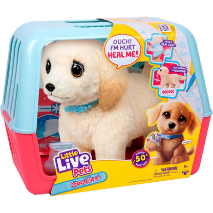 Imagen 1 - Peluche Perro Cooper The Retriever Ouchies Little Live Pets