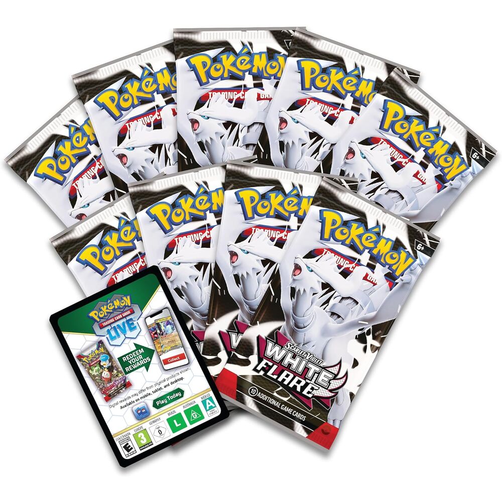 Imagen 5 - Estuche Entrenador Juego Cartas Coleccionables White Flare Elite Trainer Box Pokemon Ingles