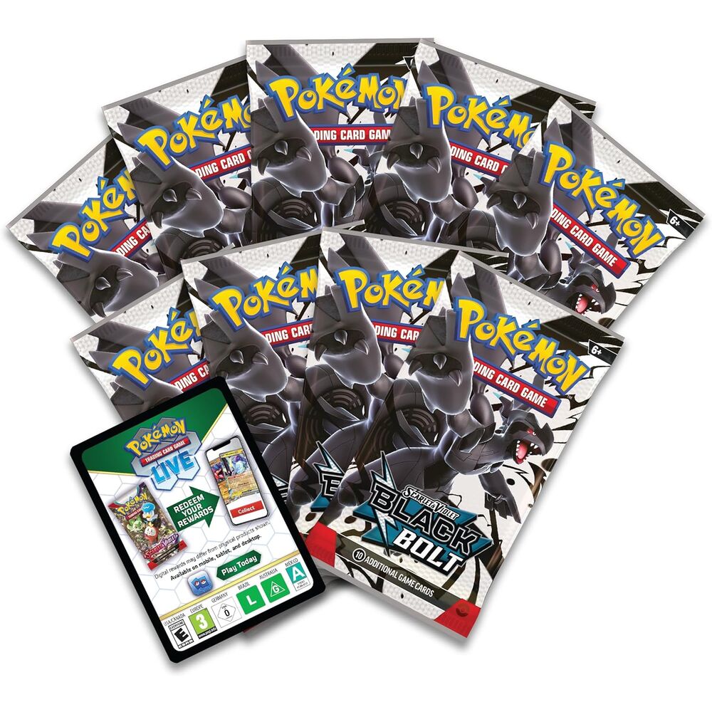 Imagen 4 - Estuche Entrenador Juego Cartas Coleccionables Fulgor Negro Pokemon Ingles