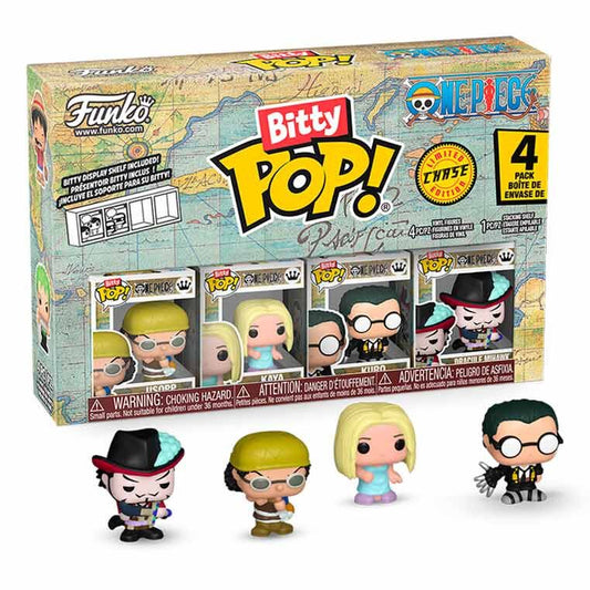 Imagen 2 - Blister 4 Figuras Bitty Pop One Piece Usopp