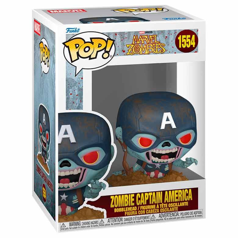 Imagen 1 - Figura Pop Marvel - Marvel Zombies Capitan America