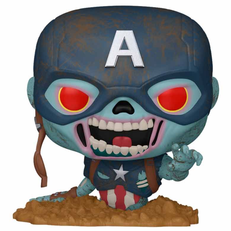 Imagen 2 - Figura Pop Marvel - Marvel Zombies Capitan America