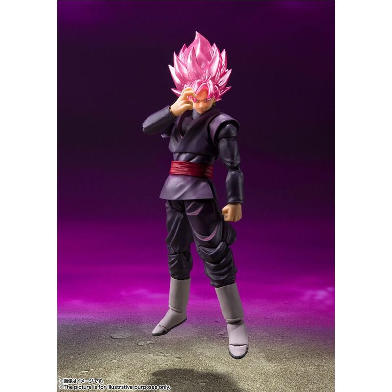 Imagen 1 - Figura S.h. Figuarts Goku Black Super Saiyan Rose Dragon Ball Super 14Cm