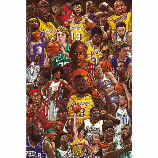 Imagen 1 - Poster Estrellas Del Baloncesto