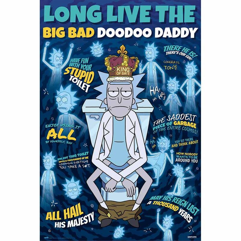 Imagen 1 - Poster Doodoo Daddy Rick & Morty