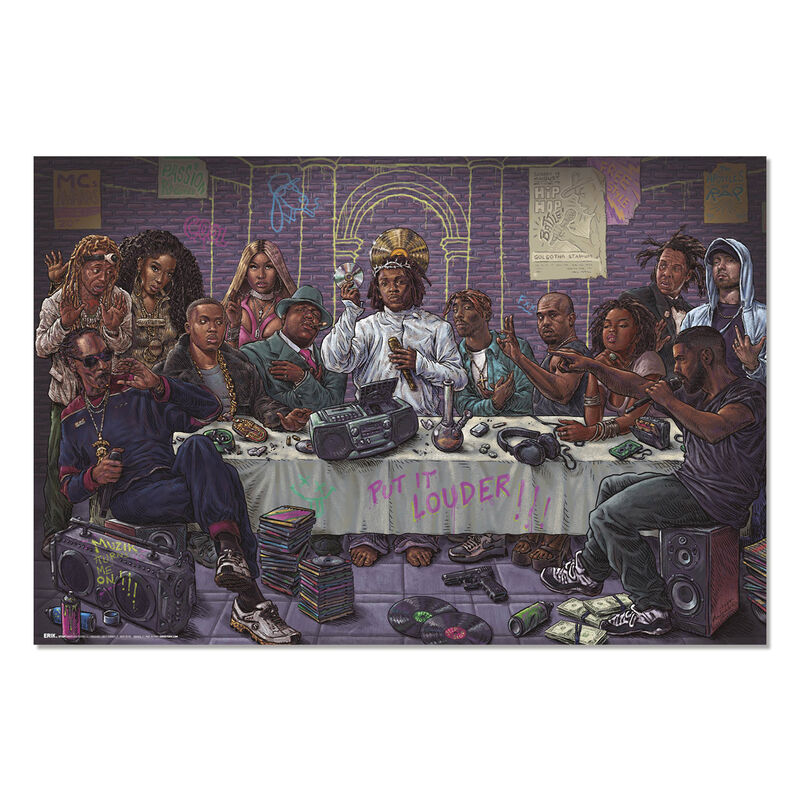 Imagen 1 - Poster La Ultima Cena Hip Hop