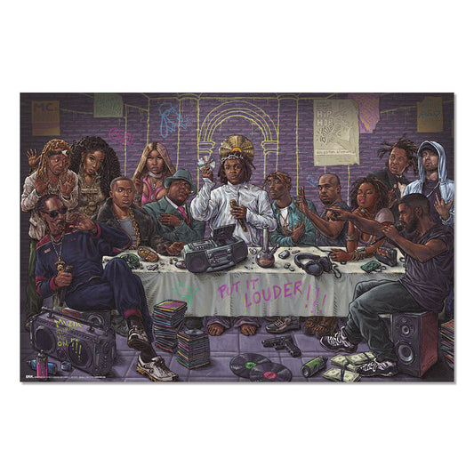 Imagen 1 - Poster La Ultima Cena Hip Hop