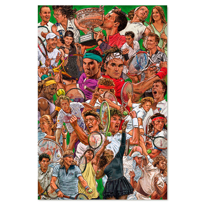 Imagen 1 - Poster Leyendas Del Tenis