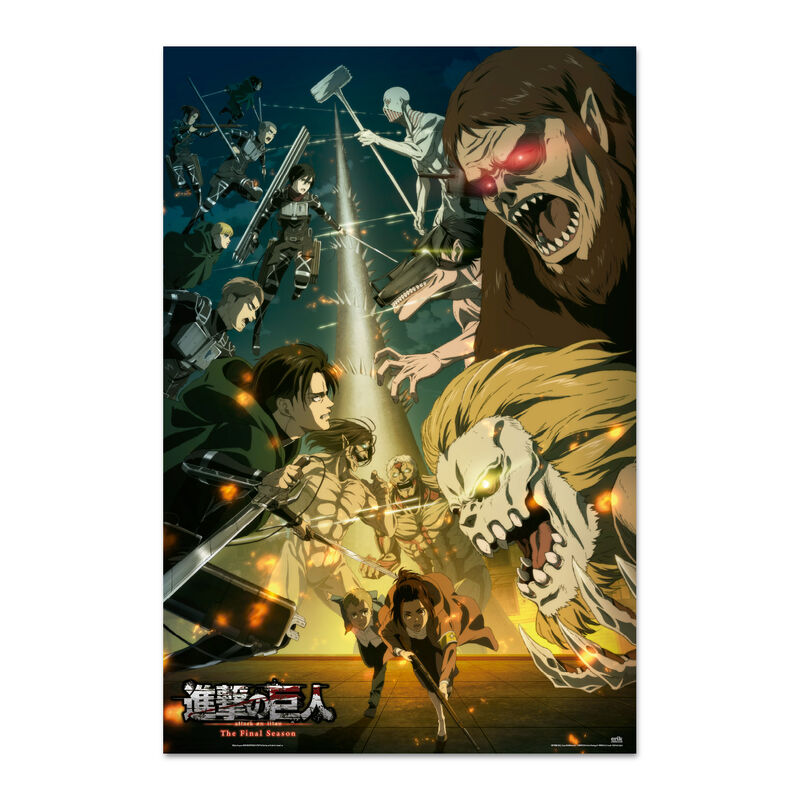 Imagen 1 - Poster Paradis Vs Marley Attack On Titan