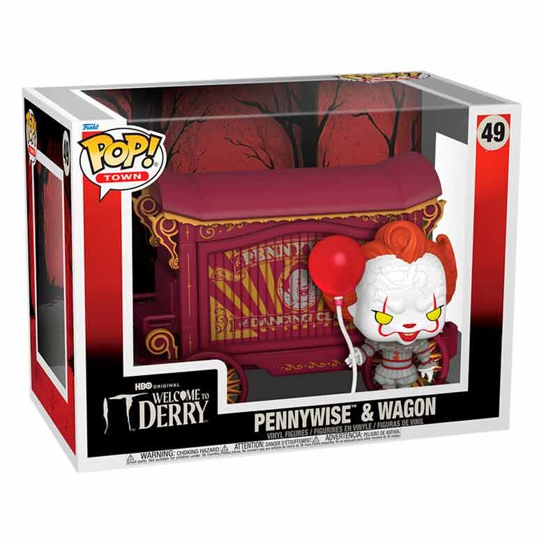 Imagen 2 - Figura Pop Town It Welcome To Derry Pennywise & Wagon