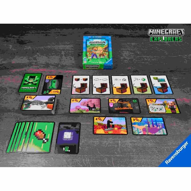 Imagen 1 - Juego Cartas Explorers Minecraft Español